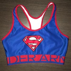 Under Armour: Superman Logo Sports Bra